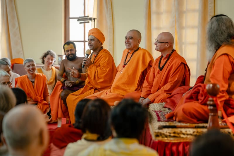 Om Ashram Opening cover