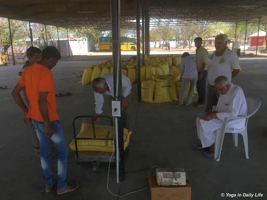 Weighing and recording